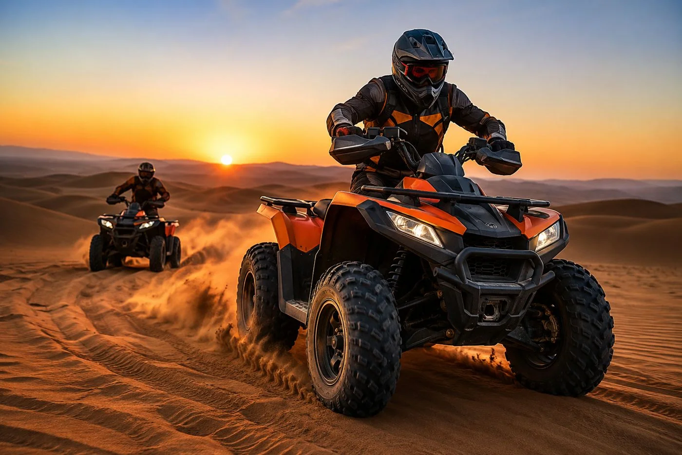 Quad dans le désert de Marrakech