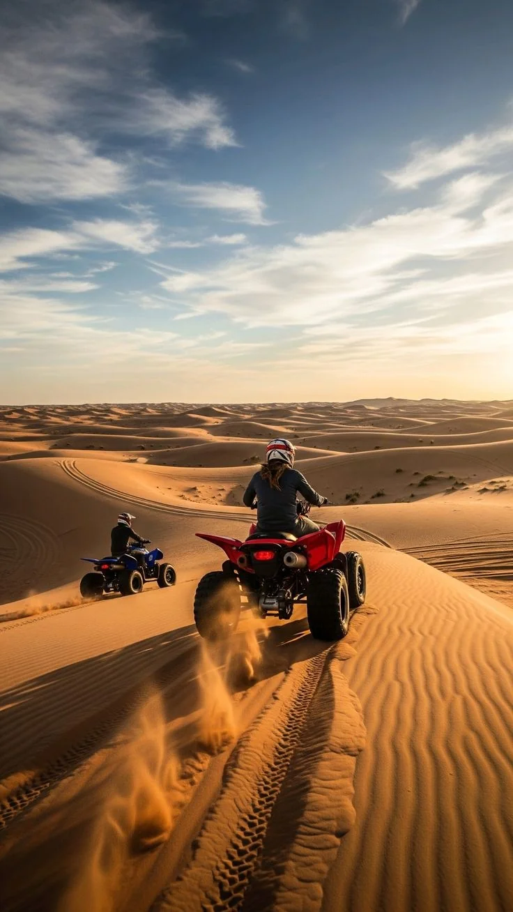 Excursion en quad dans les dunes du désert de Merzouga